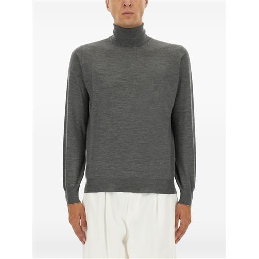 Brunello Cucinelli turtleneck jumper - grigio