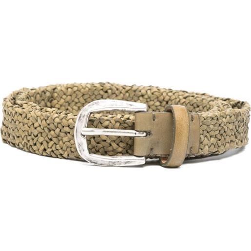 Reptile's House cintura intrecciata - verde