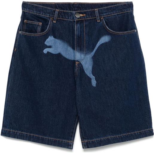 PUMA shorts denim x a$ap rocky - blu
