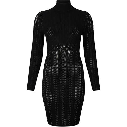 LIU JO abito con nastro - nero