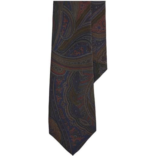 Ralph Lauren Purple Label cravatta con stampa paisley - multicolore