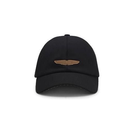 BOSS cappellino BOSS x aston martin con logo in misto lana, nero
