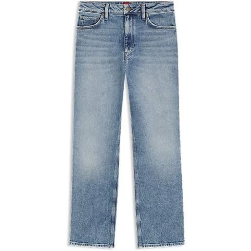 HUGO jeans slim fit in comodo denim elasticizzato azzurro, celeste