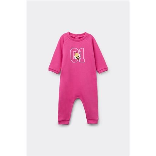 Tezenis tutina bebè manica lunga in felpa di cotone pesante rosa