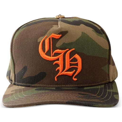 Chrome Hearts cappello con stampa camouflage - verde