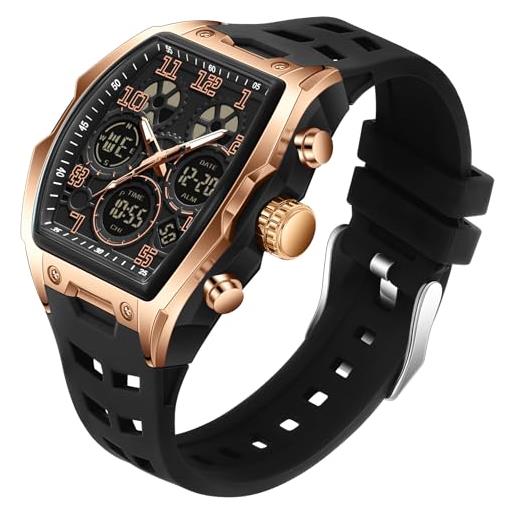 Orologio Sportivo Militare Uomo LED Digitale Impermeabile - Foto 9