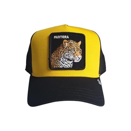 Goorin Bros. cappello 101-1447 patch leopardo con visiera sintetico nero/oro taglia unica