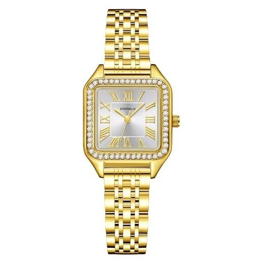Orologio Da Donna Al Quarzo – Quadrante Con Numeri Romani E Doppio Calendario – Cinturino Morbido In Silicone