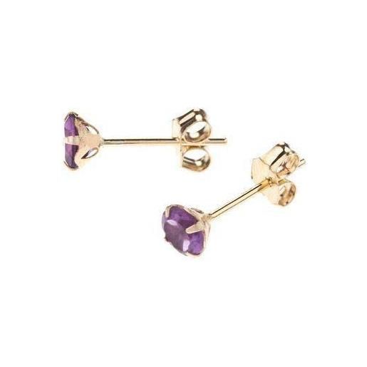 Orecchini A Lobo In Oro Giallo 18kt A Pallina Diamantata - Foto 2