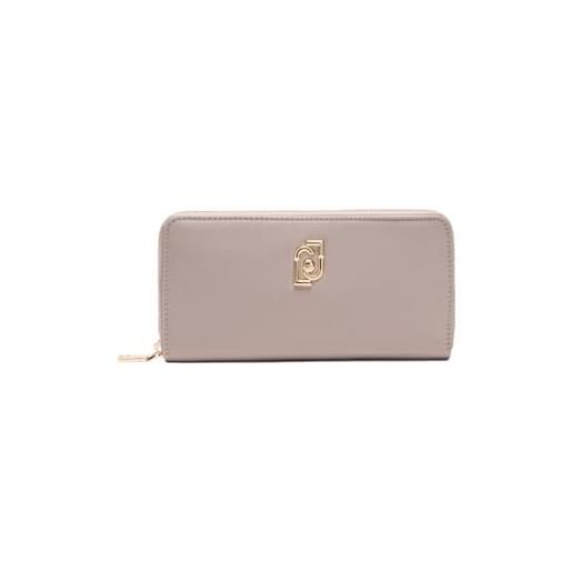 Liu Jo jeans portafoglio grande in nylon mushroom