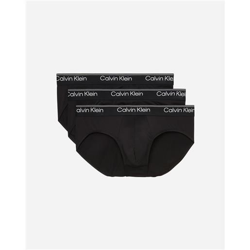 Calvin Klein Underwear 3pack slip hip brief m - intimo - uomo - nero