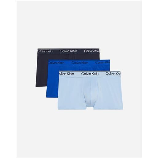 Calvin Klein Underwear 3pack boxer trunk low rise m - intimo - uomo - blu