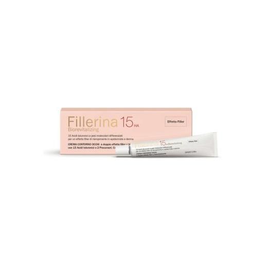 LABO INTERNATIONAL Srl fillerina 15 ha biorevitalizing eye contour cream grado 5 bio tubo 15 ml