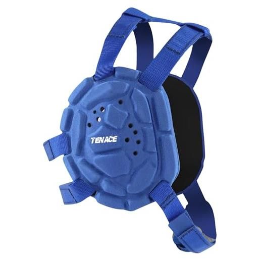 Tenace armor paraorecchie per combattimento, grappling, mma, bjj, rugby, arti marziali, blu, taglia unica