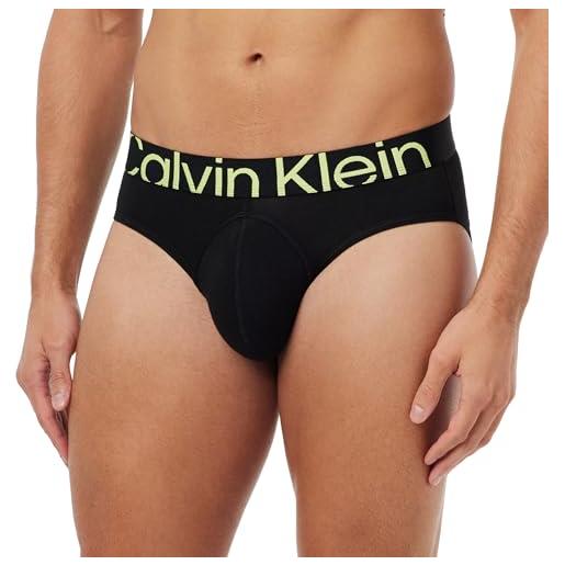 Calvin Klein slip hipster uomo cotone elasticizzato, nero (black), xs