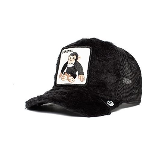 Goorin Bros., the farm, cappello trucker unisex per bambini, nero, motivo: litlle nanner, taglia unica, taglia unica