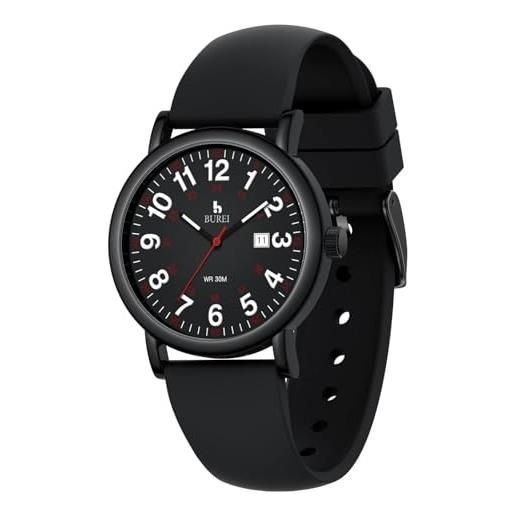 OIDEA Orologio Da Infermiera Analogico Con Pulsometro E Cinturino Elastico, Quadrante 24 Ore - 2