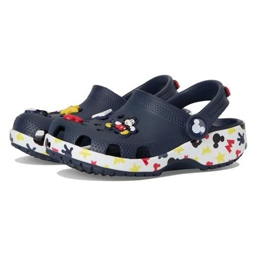 Crocs mickey friends classic clog t, zoccoli unisex - bambini e ragazzi, multicolore, 22/23 eu
