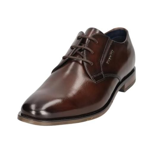 bugatti 311-afy02, stringata uomo, dark brown 6100, 42 eu