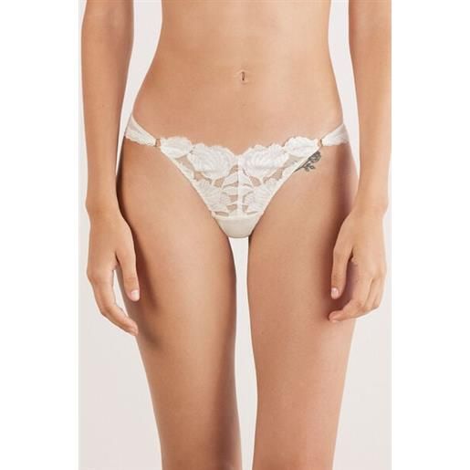 Intimissimi brasiliana stile anni '80 all about flowers avorio