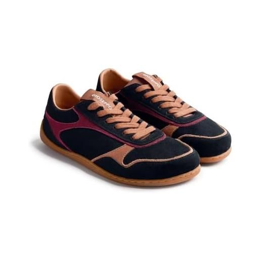 Lappade Scarpe da trampolino, scarpe da ginnastica nere, bianco