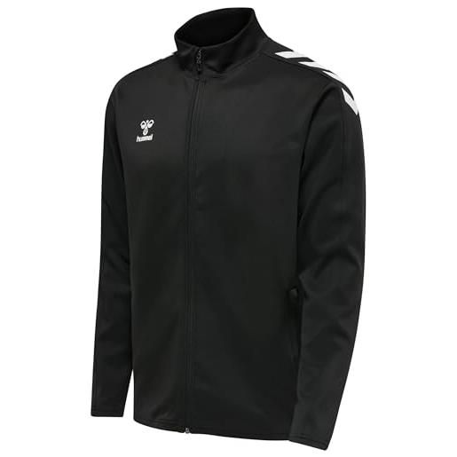 hummel giacca con zip hmlcore multisport per adulti, traspirante, ad asciugatura rapida, taglia