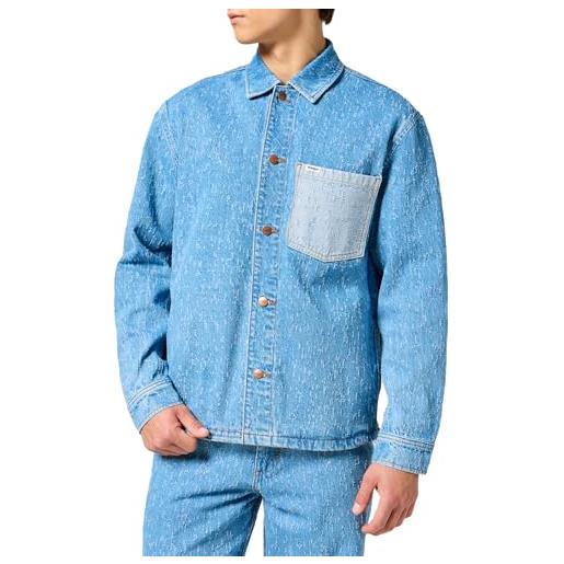 Wrangler novak chore jacket giacca, all fired, m uomo