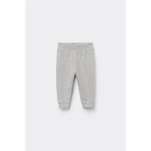 Tezenis pantaloni lunghi in cotone felpato baby grigio