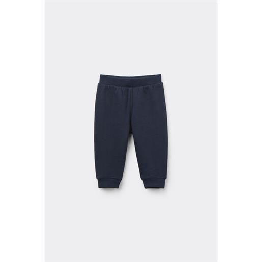 Tezenis pantaloni lunghi in cotone felpato baby blu