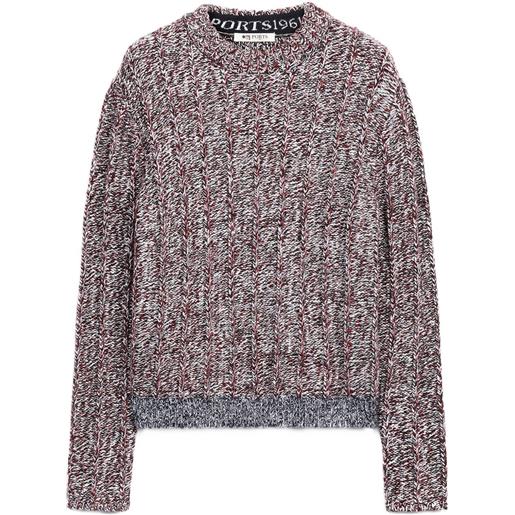 Ports 1961 maglione con applicazione - rosso