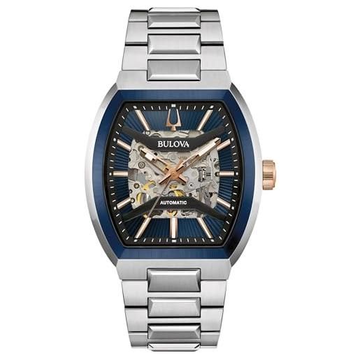 Bulova - Orologio automatico uomo. Cinturino in acciaio Sutton 96A280