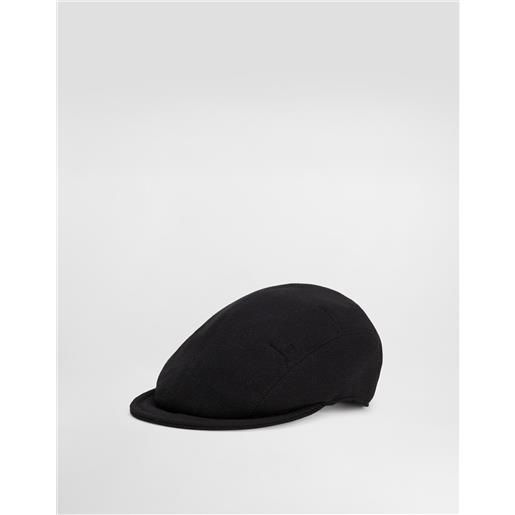 Dolce & Gabbana coppola in crepe di lana con moneta dg