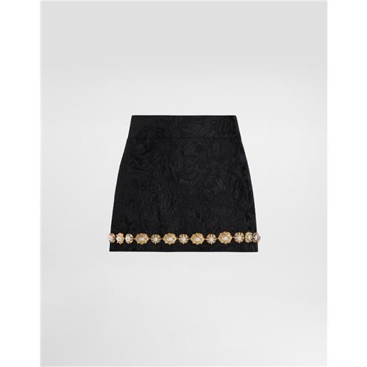 Dolce & Gabbana minigonna in broccato