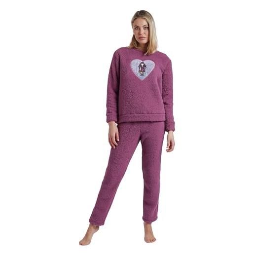 Gorjuss santoro pigiama a maniche lunghe da donna, 60788 viola, m