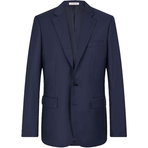 FURSAC blazer due bottoni in lana - blu