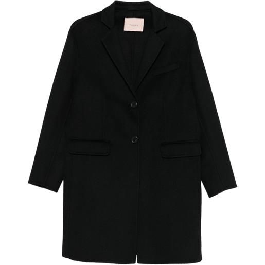 TWINSET cappotto monopetto - nero