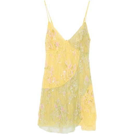 Roberta Einer abito con spalline - giallo