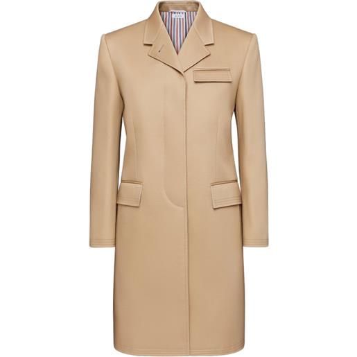 Thom Browne cappotto chesterfield - marrone