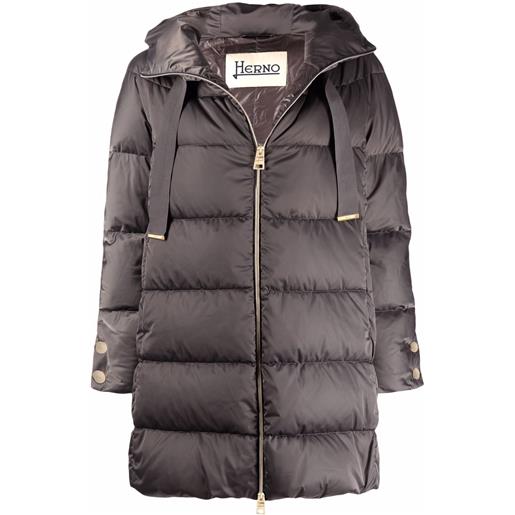 Herno piumino con cappuccio - grigio