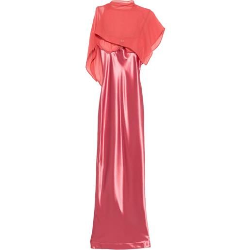 Paris Georgia abito suki con mantella - rosa