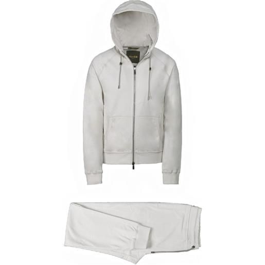 Moorer tuta sportiva con cappuccio - toni neutri