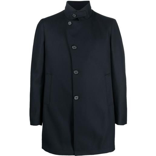 Tagliatore cappotto asimmetrico - blu