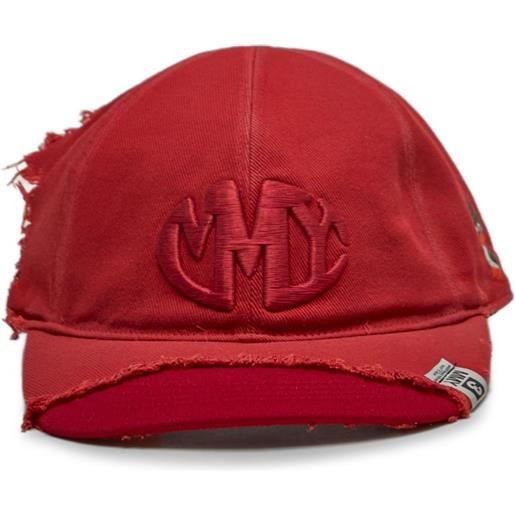 Maison MIHARA YASUHIRO cappello da baseball con logo - rosso
