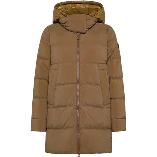 Peuterey piumino con cappuccio - marrone