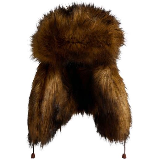 DSQUARED2 cappello in pelle sintetica - toni neutri