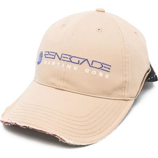 Martine Rose cappello da baseball con ricamo - toni neutri