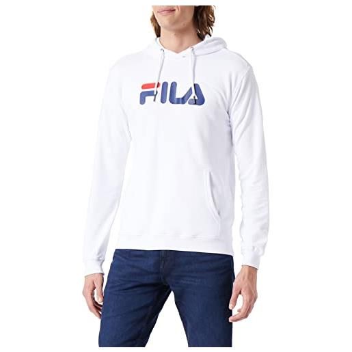 FILA barumini felpa con cappuccio, bianco, l unisex-adulto