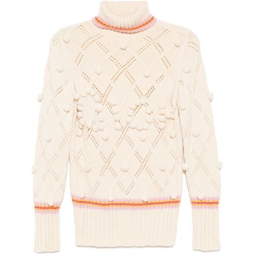 Christian Dior Pre-Owned - maglione 2004 - donna - lana - 40 - toni neutri