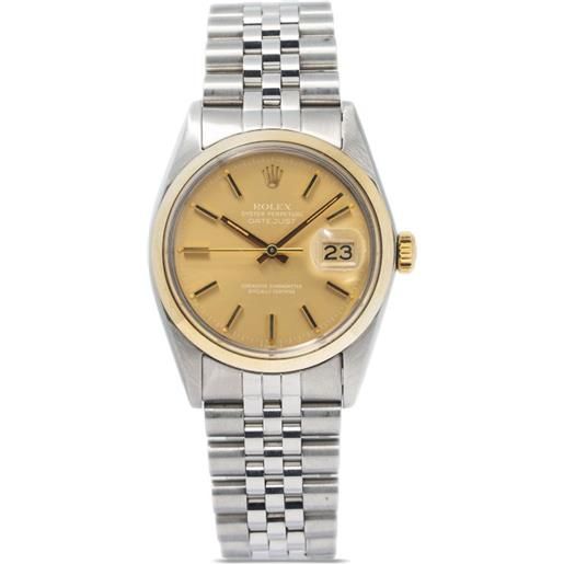 Rolex - orologio datejust 36mm pre-owned - uomo - acciaio inossidabile - taglia unica