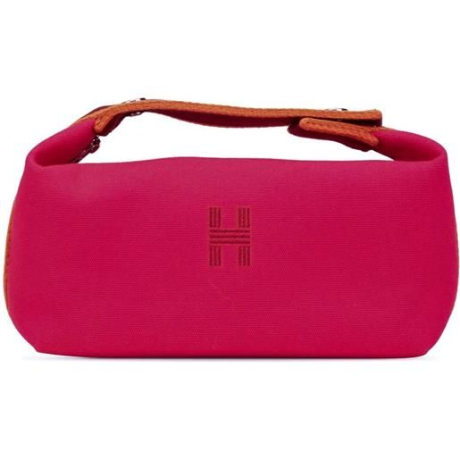 Hermès Pre-Owned - trousse bride a brac piccola in tela toile 2020-2025 - donna - tela - taglia unica - rosa